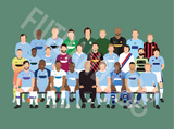 Manchester City Icons Print