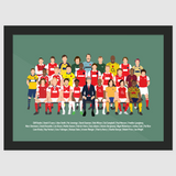 Arsenal Icons Print