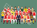 Arsenal Icons Print