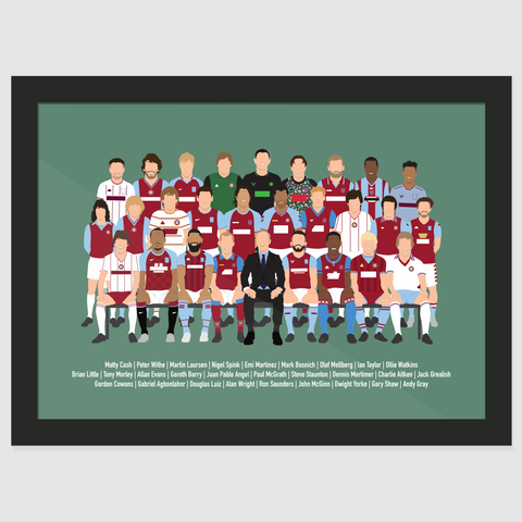 Aston Villa Icons Print