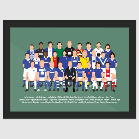 Birmingham City Icons Print