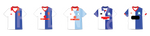 Blackburn Rovers Kit T-Shirt