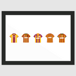 Bradford City Kit Print