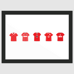 Bristol City Kit Print