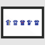 Cardiff City Kit Print