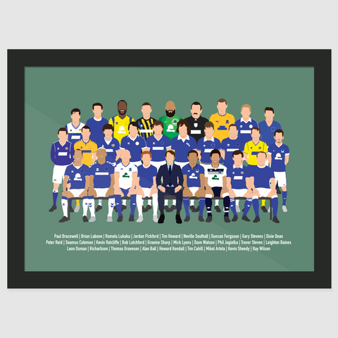 Everton Icons Print