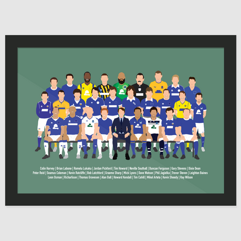 Everton Icons Print