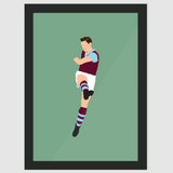 'Brain Of Burnley' Print