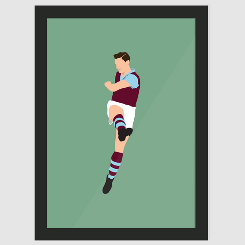 'Brain Of Burnley' Print