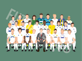 Leeds United Icons Print