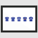 Leicester City Kit Print