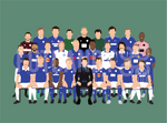 Leicester City Icons Print