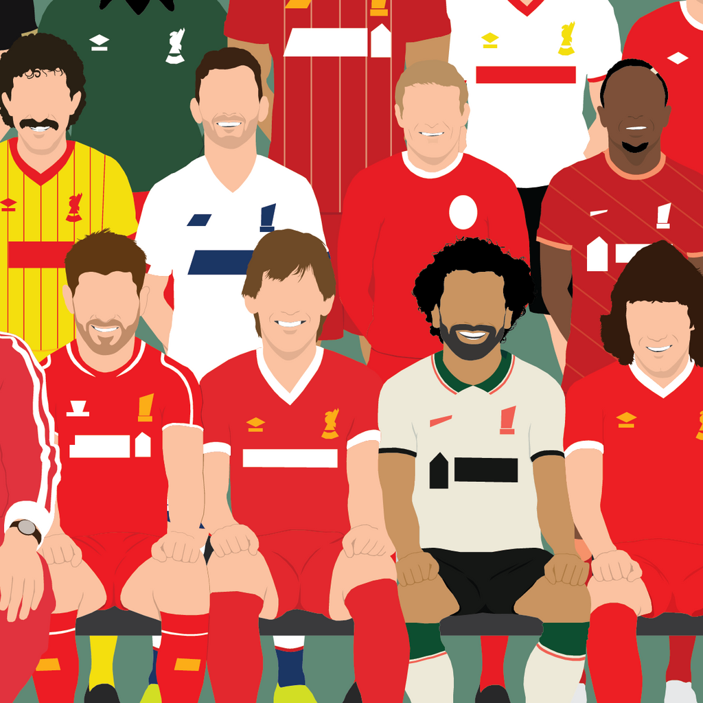 Liverpool Icon Graphics Liverpool Icons Print – FutDandy