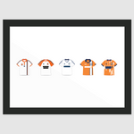 Luton Town Kit Print