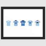 Manchester City Kit Print
