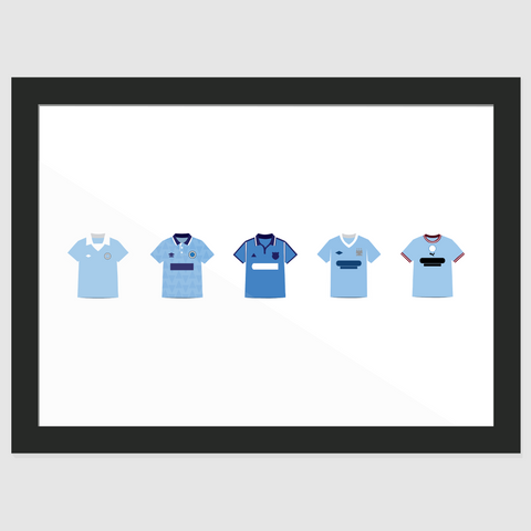 Manchester City Kit Print