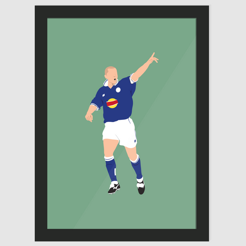 'Matt Elliott the Hero of Wembley' Print