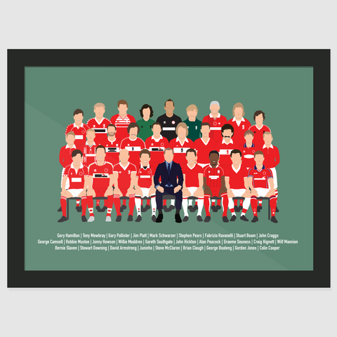 Middlesbrough Icons Print