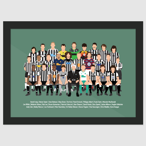 Newcastle United Icons Print
