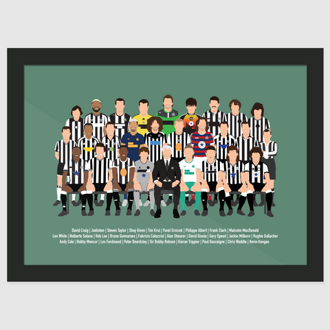 Newcastle United Icons Print