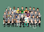 Newcastle United Icons Print