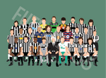 Newcastle United Icons Print