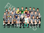 Newcastle United Icons Print