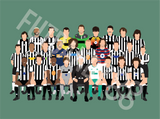 Newcastle United Icons Print