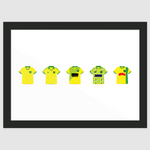 Norwich City Kit Print