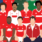 Nottingham Forest Icons Print