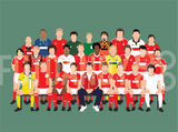 Nottingham Forest Icons Print