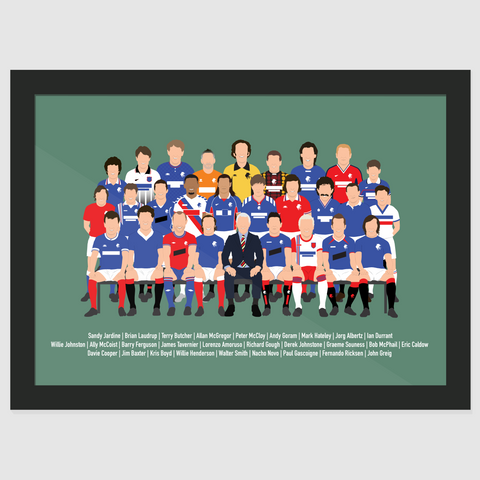 Rangers Icons Print