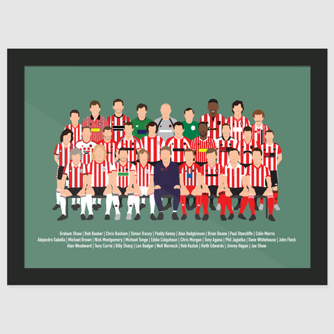 Sheffield United Icons Print