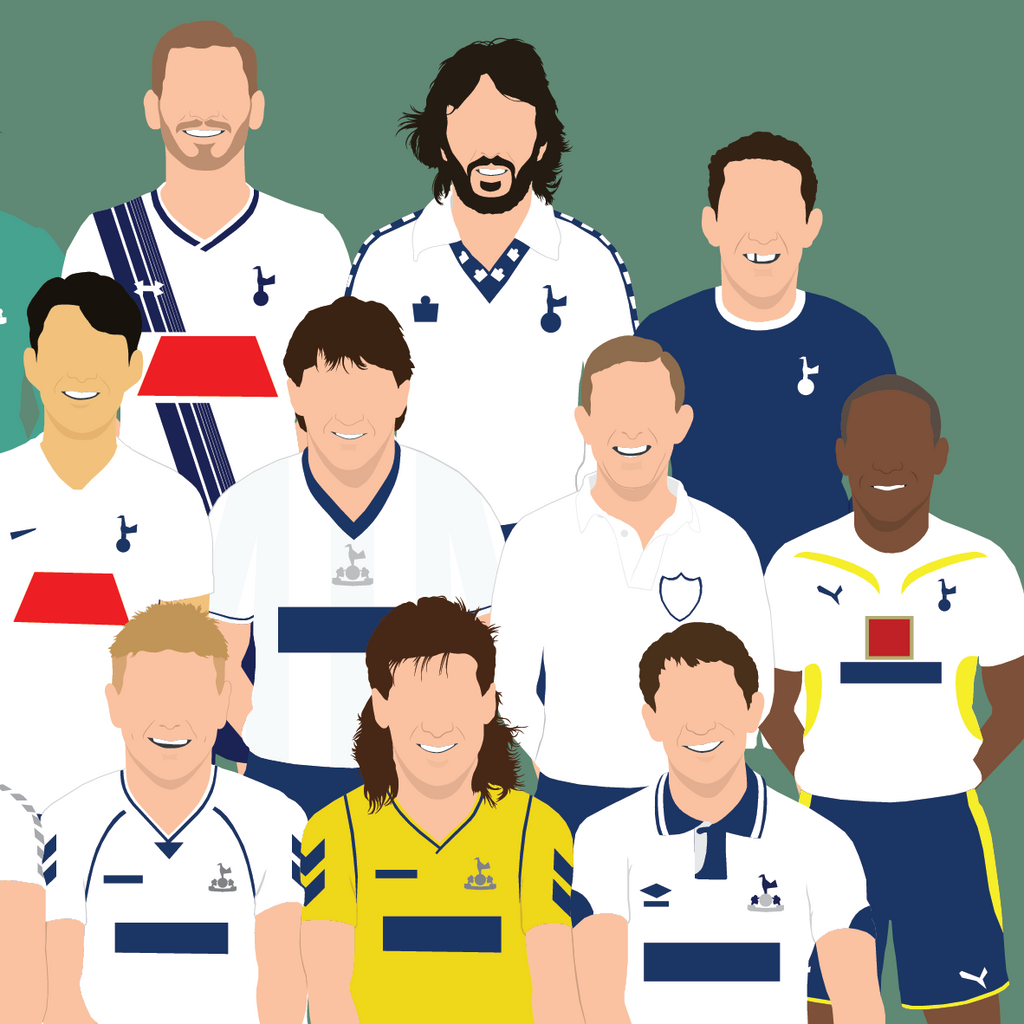 Tottenham Hotspur Icons Print – FutDandy