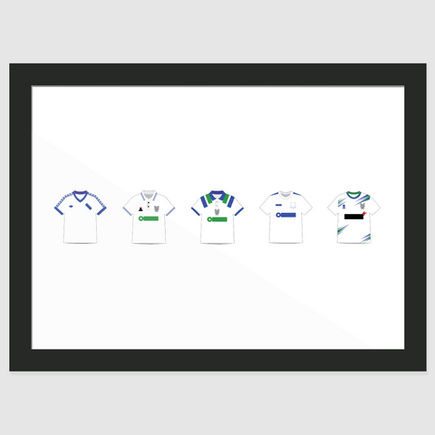 Tranmere Rovers Kit Print