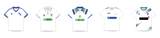 Tranmere Rovers Kit T-Shirt