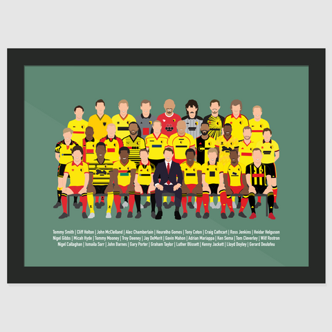 Watford Icons Print