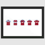 West Ham United Kit Print