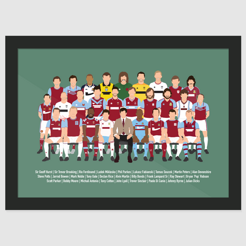 West Ham United Icons Print