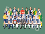 West Bromwich Albion Icons Print