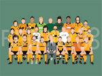 Wolverhampton Wanderers Icons Print